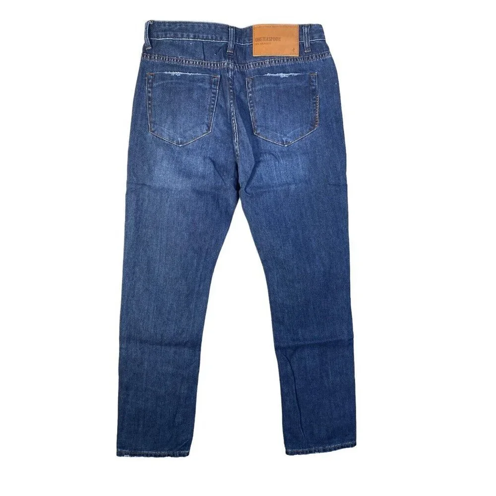 Man x One Teaspoon Mens‎ Mr Classic Rigid Classic Straight Leg Jeans Size 31R